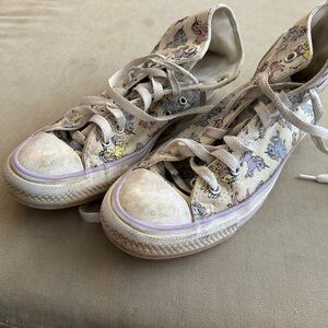 Kids Unicorn Print High-Top Sneakers